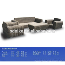 2014 most popular +furniture outdoor/indoor + synthetic rattan outdoor sofa set